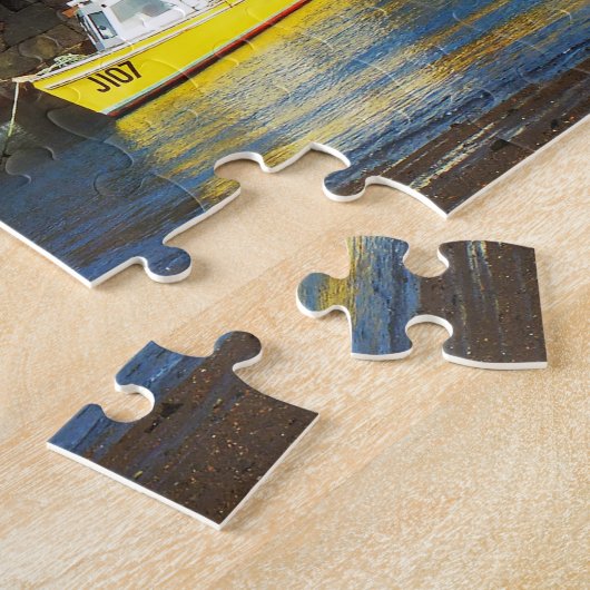 Puzzle Port de Rozel à marée basse, Jersey (Côté)