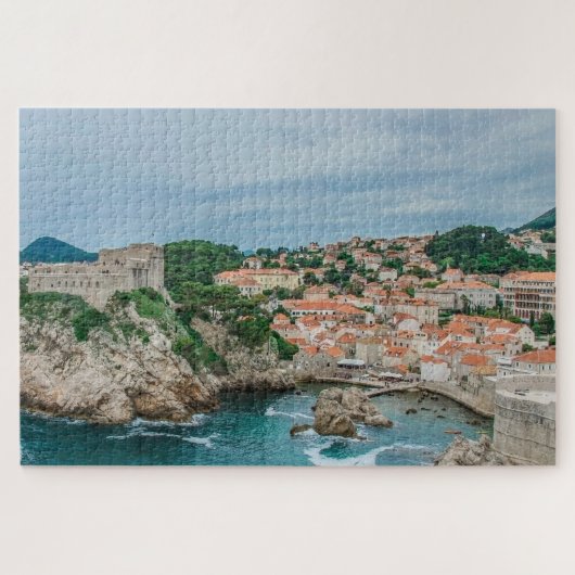 Puzzle Port et centre-ville de Dubrovnik (Horizontal)