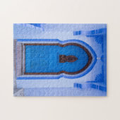Puzzle Porte bleue marocaine (Horizontal)