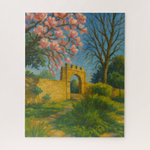 Puzzle Porte Blossom - Peinture Jardin Enchantée