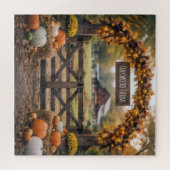 Puzzle Porte de ferme d'automne avec arche (Horizontal)