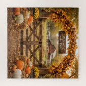 Puzzle Porte de ferme d'automne avec arche (Horizontal)