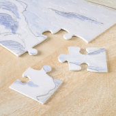 Puzzle Porte d'hiver la nuit (Côté)