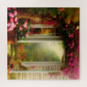 Puzzle Porte du jardin de roses (Horizontal)