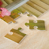 Puzzle Porte du jardin rose (Côté)