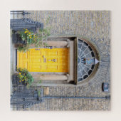 Puzzle Porte géorgienne jaune à Dublin (Horizontal)