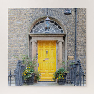 Puzzle Porte géorgienne jaune à Dublin