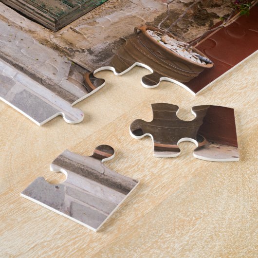 Puzzle Porte Turquoise (Côté)