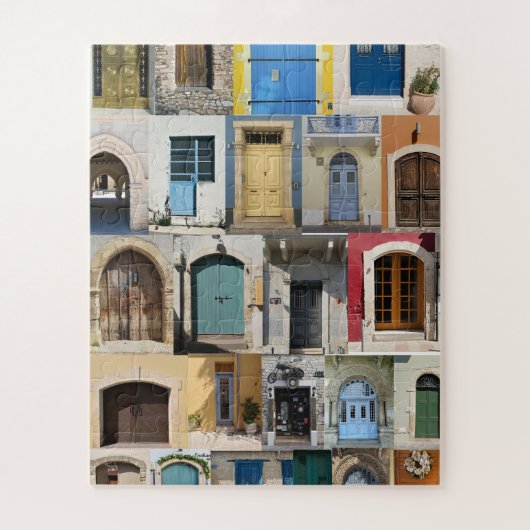 Puzzle Portes colorées de Chypre (Vertical)