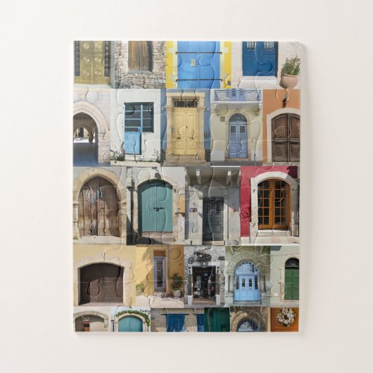 Puzzle portes colorées de Chypre (Vertical)