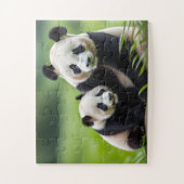 Puzzle Portes de panda mignonnes (Vertical)