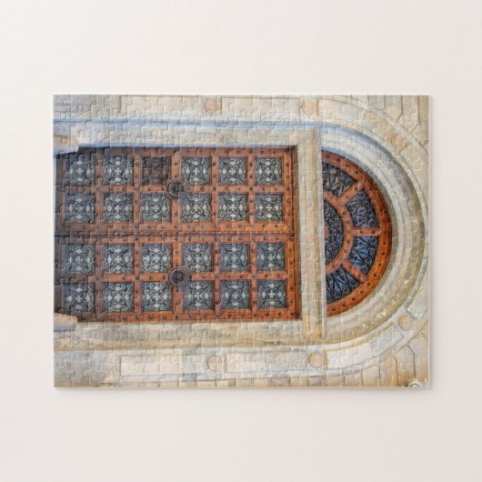 Puzzle Portes en bois de Barcelone - 11x14 - 252 pièces (Horizontal)