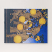 Puzzle Porteurs de lanternes | Maxfield Parrish | (Horizontal)