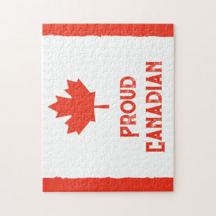 Puzzle Portez votre fierté : drapeau du Canada classique