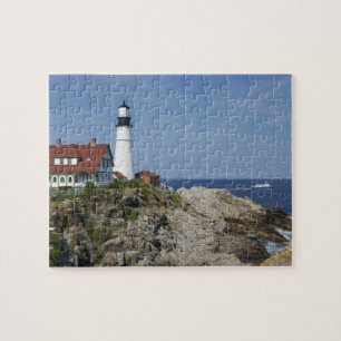 Puzzle Portland Head Light, Cape Elizabeth, Maine,