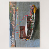 Puzzle Porto : Bateau de croisière sur le point d'accoste (Vertical)