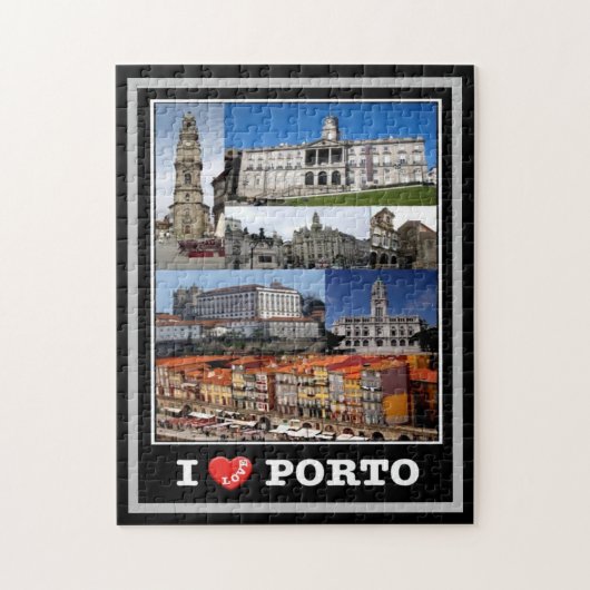 Puzzle Porto - I Love - Portugal - (Vertical)