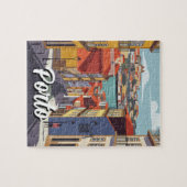 Puzzle Porto Portugal Voyage Abstrait (Horizontal)
