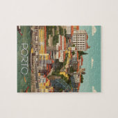 Puzzle Porto Portugal Voyage Abstrait Vintage (Horizontal)