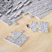 Puzzle Portofino en noir et blanc - 11x14 - 252 pc (Côté)