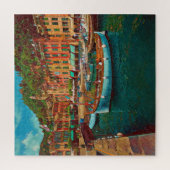 Puzzle PORTOFINO - Italie - petit carré - marina (Vertical)
