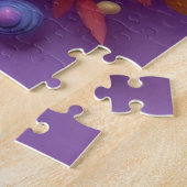 Puzzle Portrait 3D Unicorne dynamique avec des accents fl (Côté)