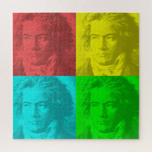 Puzzle Portrait Beethoven En Carré