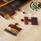 Puzzle Portrait Cantina mexicain — Femme à Charro Sombrer (Côté)