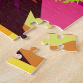 Puzzle Portrait couleur Pop Art Lion (Côté)