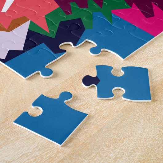 Puzzle Portrait couleur Pop Art Wolf (Côté)