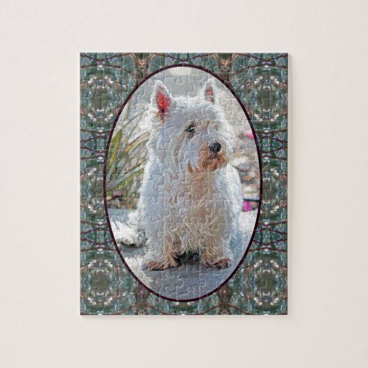 PUZZLE PORTRAIT D'A WESTIE (Vertical)