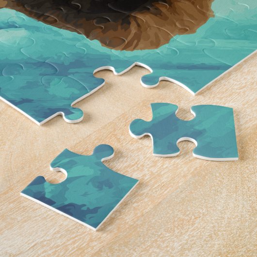 Puzzle Portrait d'Airedale Terrier (Côté)