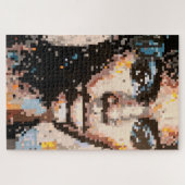 Puzzle Portrait d'art Pixel Vibrant de Ferocity (Horizontal)