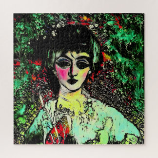 Puzzle Portrait de Beauté Gothique