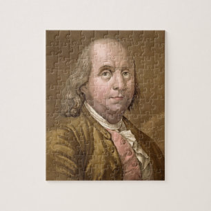 Puzzle Portrait de Benjamin Franklin (1706-90), de 'le