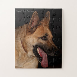 Puzzle Portrait de berger allemand
