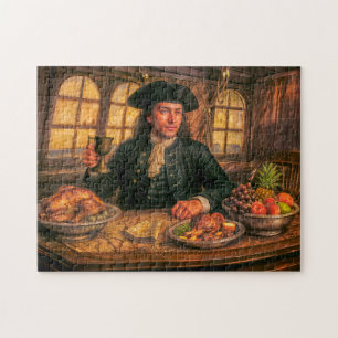 Puzzle Portrait de Black Bart à la Taverne des Pirates