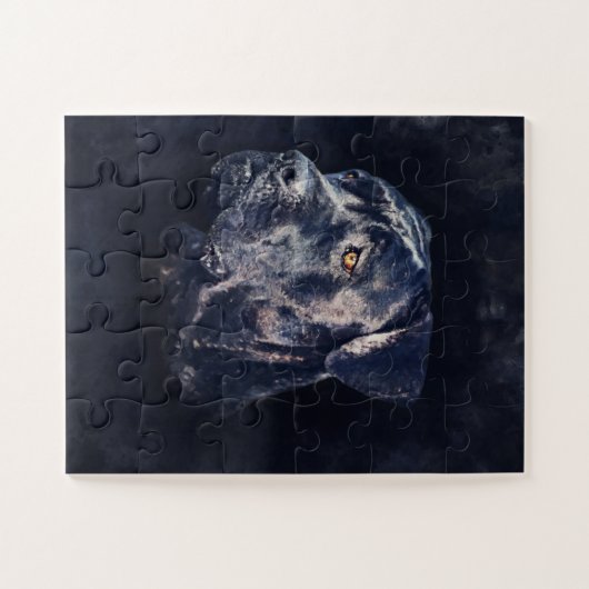 Puzzle Portrait de Cane Corso (Horizontal)