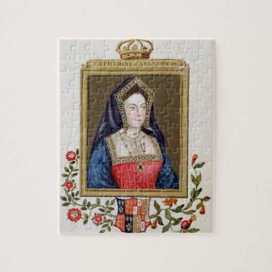 Puzzle Portrait de Catherine d'Aragon (1485-1536) ęrs Qu (Vertical)