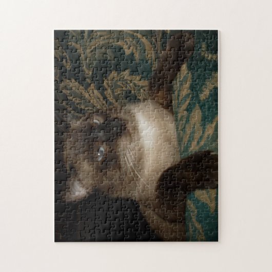 Puzzle Portrait de chat de Siamese (Vertical)