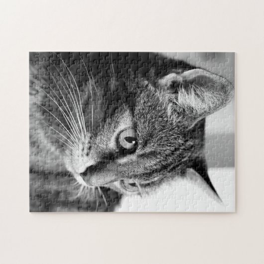 Puzzle Portrait de chat - penseur (Horizontal)