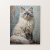 Puzzle Portrait de chat Ragdoll 1 (Vertical)