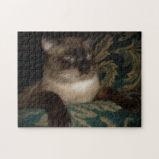 Puzzle Portrait de chat siamois (Horizontal)