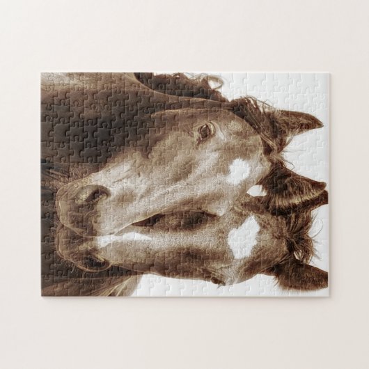 Puzzle Portrait de cheval III (Horizontal)