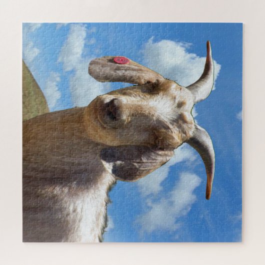 Puzzle - Portrait de chèvre (Horizontal)