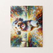 Puzzle Portrait de chien Aussiedoodle Impression d'art ac (Vertical)