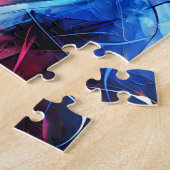 Puzzle Portrait de chien Border Collie Impression d'art e (Côté)