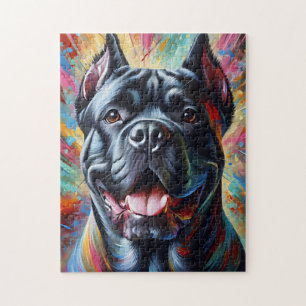 Puzzle Portrait de chien Cane Corso Impression d'art en a