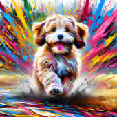 Puzzle Portrait de chien Cavapoo Impression d'art en acry