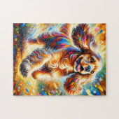 Puzzle Portrait de chien de Cocker Spaniel Acrylique Impr (Horizontal)